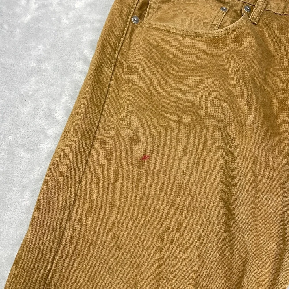 Levi's 505 Pants Mens 34x32 Brown Regular Fit Workwear Straight‎ Leg Outdoor